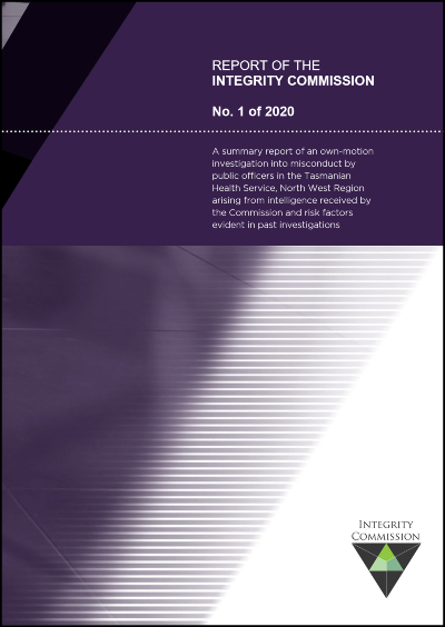 Cover image of Report 1 of 2020