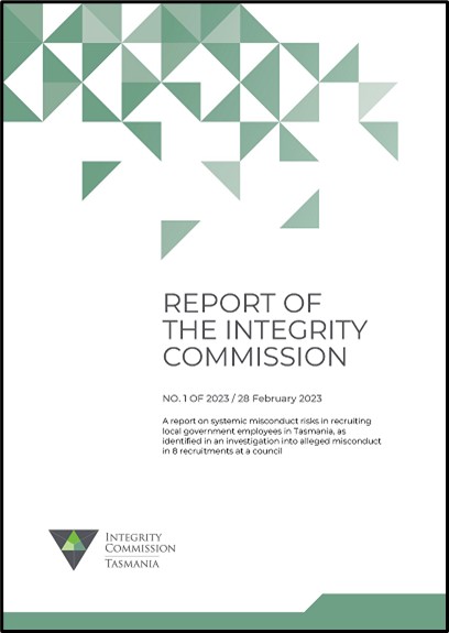 Cover of image of report 1 2023